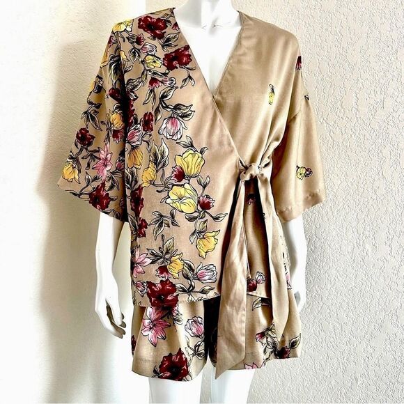 Zara Kimono & Shorts Matching Set Size S • BLOGGER FAVORITE • - Picture 10 of 16